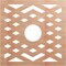 Ekena Millwork Chevron Wood Fretwork Pierced Ceiling Medallion, Cherry, 24"OD x 6 1/4"ID x 3/8"T CMWP24X24X0375CHCH - alternate 1